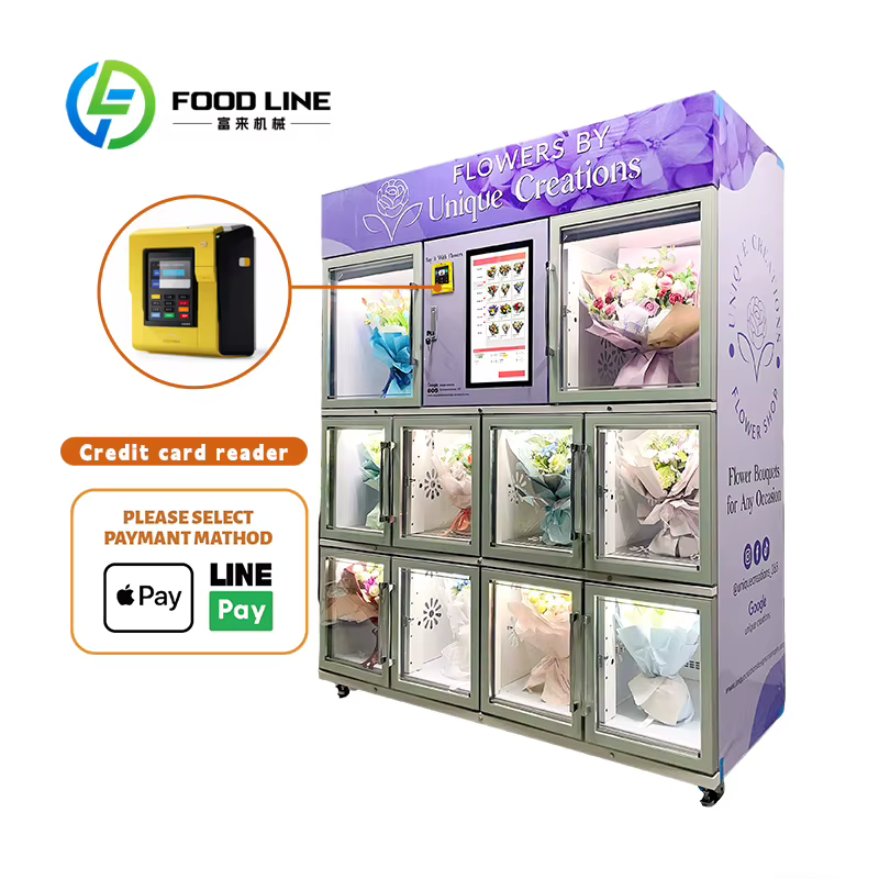 Machine personnalisable de prix d'usine de bonne qualité pour distributeur automatique de fleurs d'hôpital