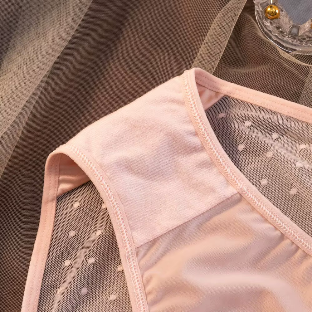 Sous-vêtements College à pois pour femmes