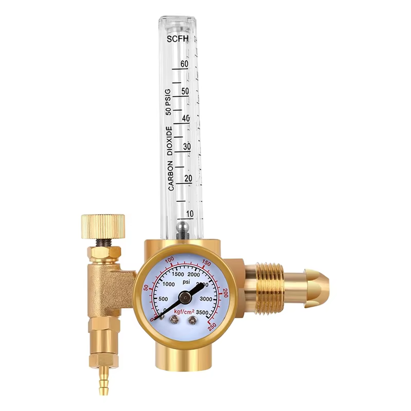 Hlzs-argon Mig Tig débitmètre régulateur de gaz jauge de soudage pour le soudage MIG soudage TIG