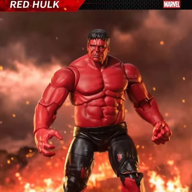 Nouvelles figurines articulées Hulk Rouge Captain America Brave New World de ZD Toys, modèle de collection Avengers, jouet cadeau