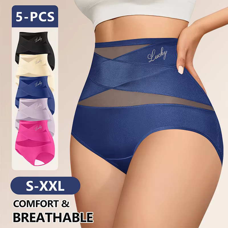 Culotte gainante taille haute grande taille post-partum confortable