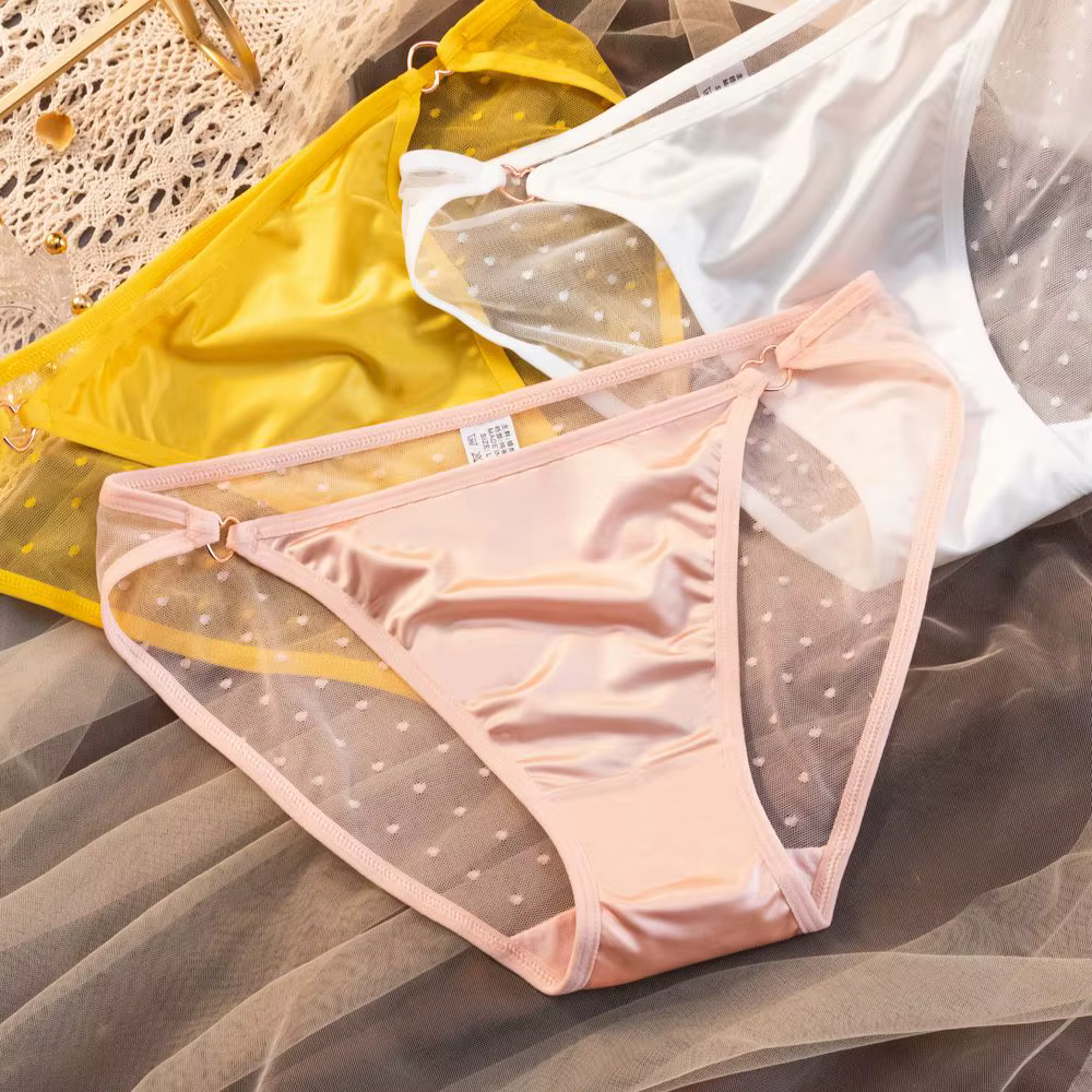Sous-vêtements College à pois pour femmes