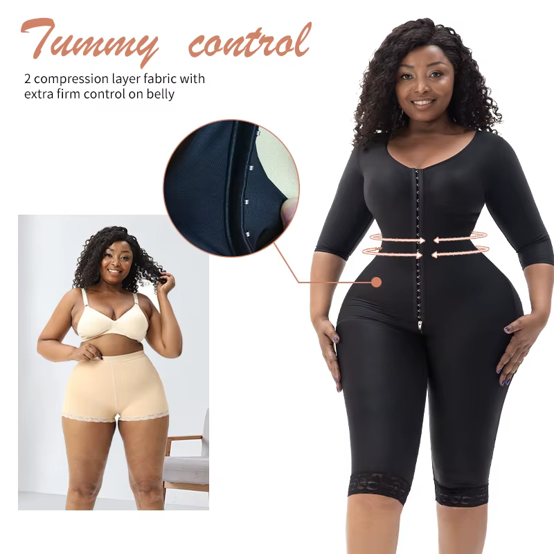 360 ° Body complet Lipo post-op récupération Shapewear