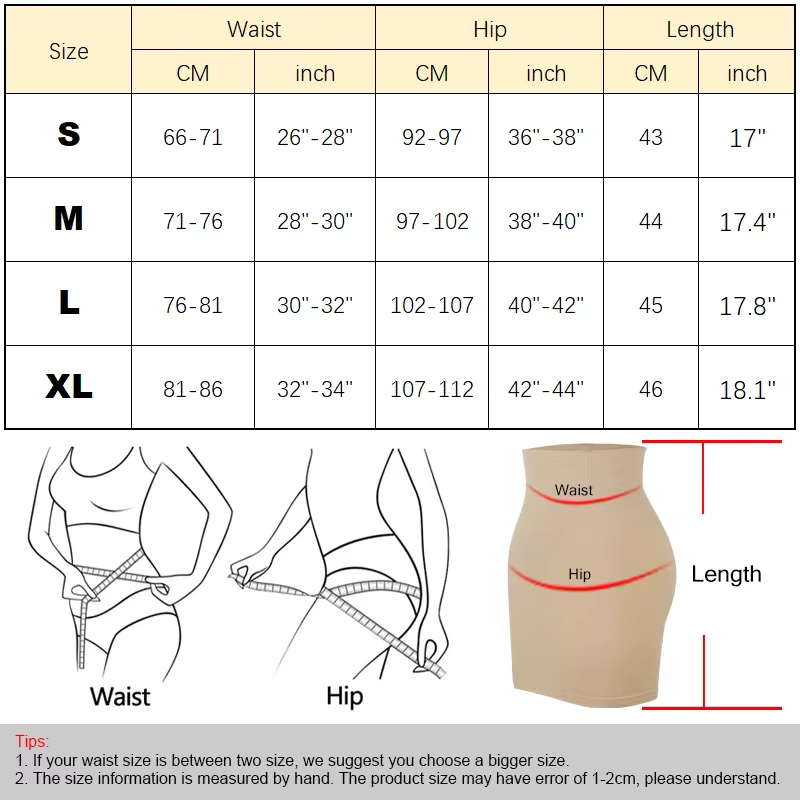 Demi-glissement Shapewear pour femmes sous les robes