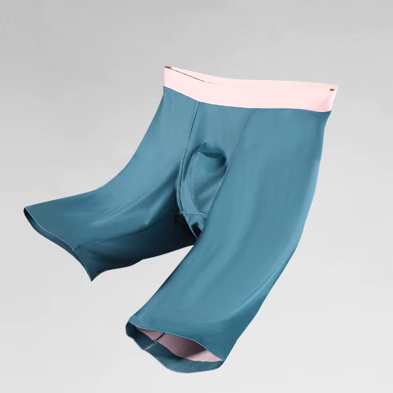 Slips de sport pour hommes, jambes allongées et gros seins, boxeurs antibactériens pour garçons, anti-usure, boxer pour jambes, tête