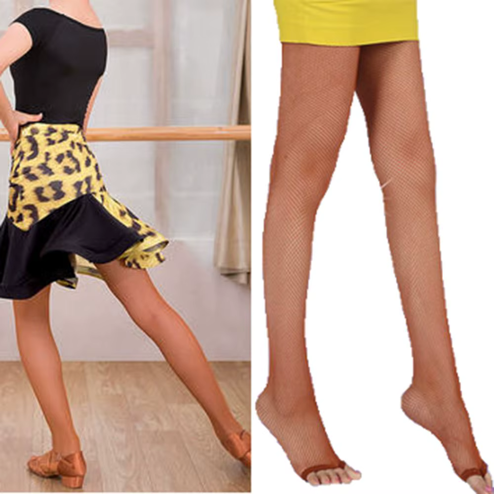 Femmes maille élastique filet de poisson collants bas résille