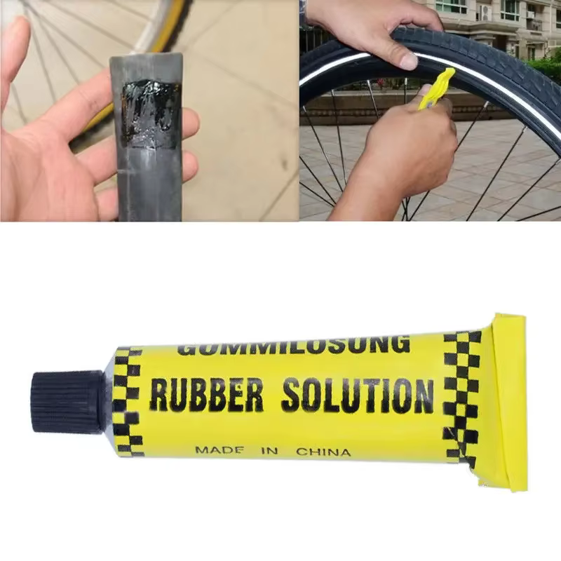 Colle portable de réparation de crevaison de chambre à air de scooter de moto et de vélo, outil automatique de bain d'opathie, 12g