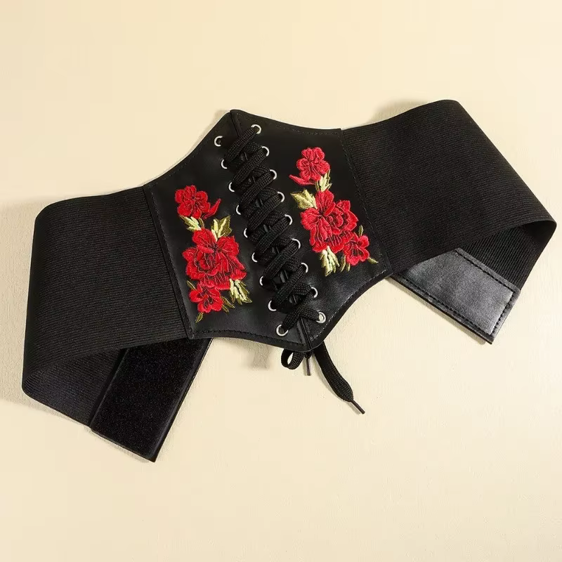 Body noir Shapewear femmes vêtements gothiques sous le buste taille Cincher formateur Pu cuir élastique Sexy mariée Corsets et Bustiers