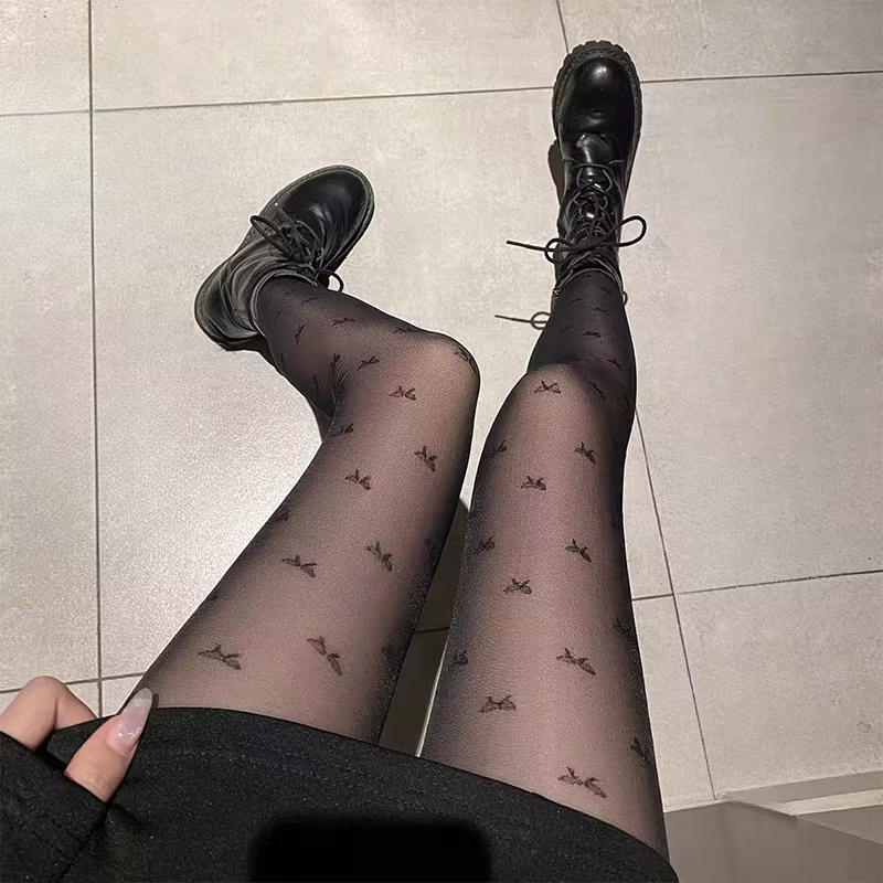 Faux collants translucides à la mode pour femmes