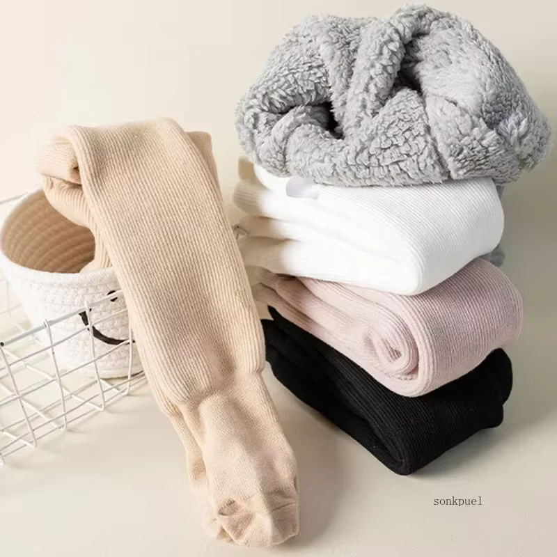 Collants d'hiver pour filles, épais et décontractés, en coton, pour bébés filles, garde au chaud, serrés pour enfants de 0 à 8 ans