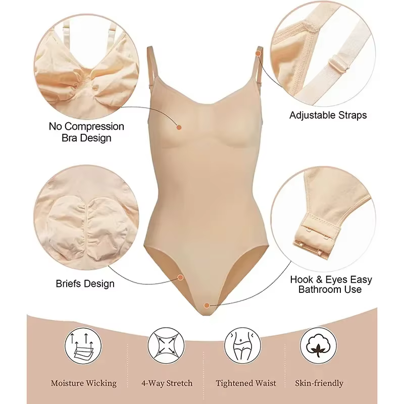 Shapewear Body string Fajas Colombianas corps Shaper femmes sans couture ventre contrôle minceur gaine