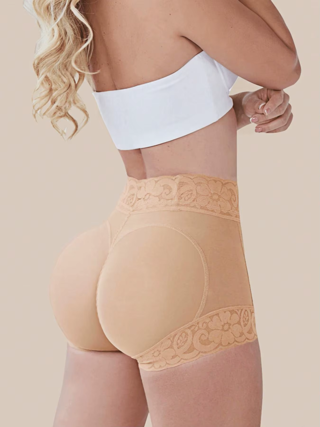 Shorts gainants taille haute colombiens pour femme