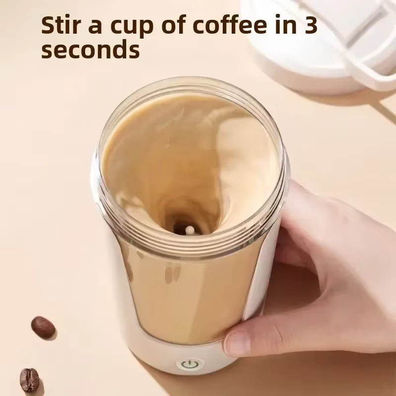 Tasse de mélange électrique automatique de 450ml, bouteille Shaker Portable pour protéines de lactosérum, alimentée par batterie, tasse d'agitation entièrement automatique pour la maison
