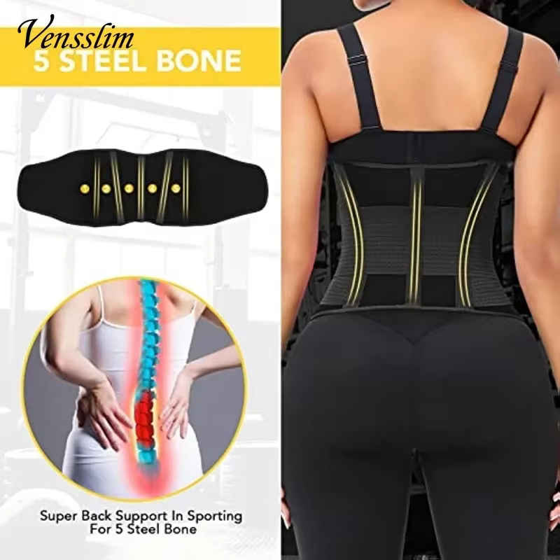 Vensslim femmes Sauna sueur ventre tondeuse ceinture taille formateur minceur corps Shaper Corset entraînement