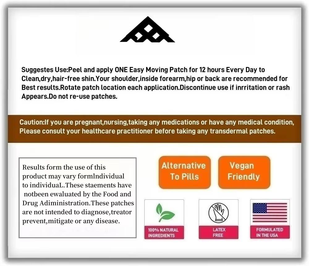 30 Patchs Détox Transdermiques Nettoyants pour le Côlon, Laxatifs Naturels, Soulagement de la Constipation, Santé Intestinale, Anti-ballonnements