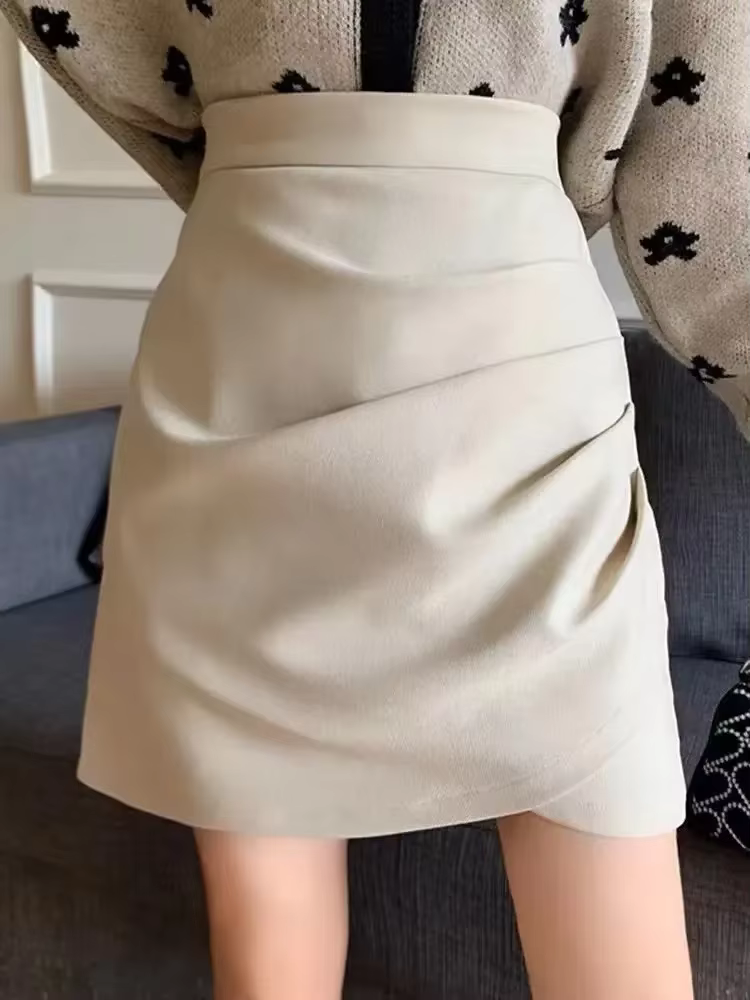 Mini robe trapèze amincissante pour femme