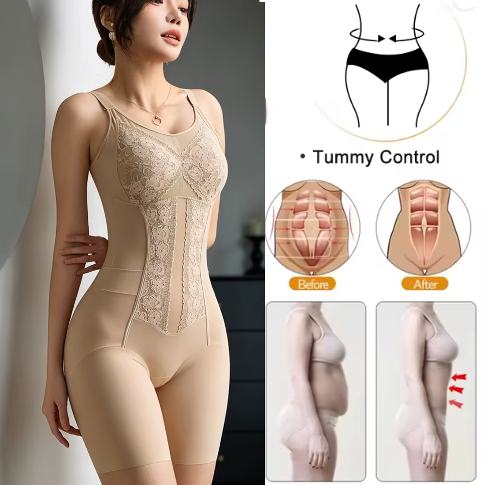 Body sculptant pour femme avec contrôle abdominal