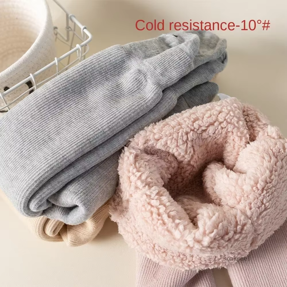 Collants d'hiver pour filles, épais et décontractés, en coton, pour bébés filles, garde au chaud, serrés pour enfants de 0 à 8 ans