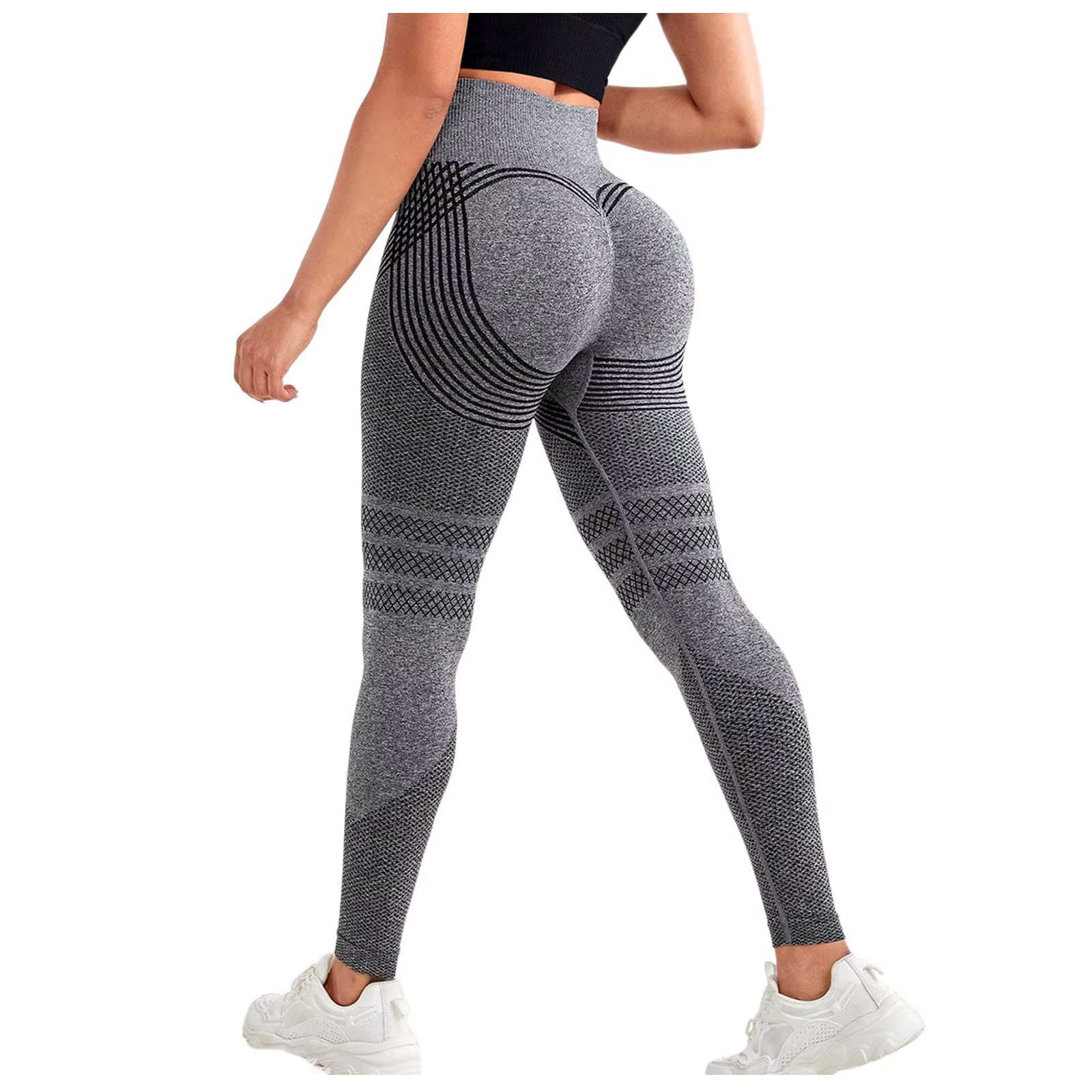 Leggings de compression extensibles amincissants anti-cellulite pour femme