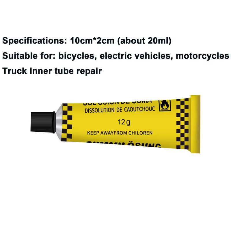 Colle de réparation de pneus, colle à Patch froid pour réparation de pneus intérieurs de vélo, colle de réparation rapide et de guérison pour voiture