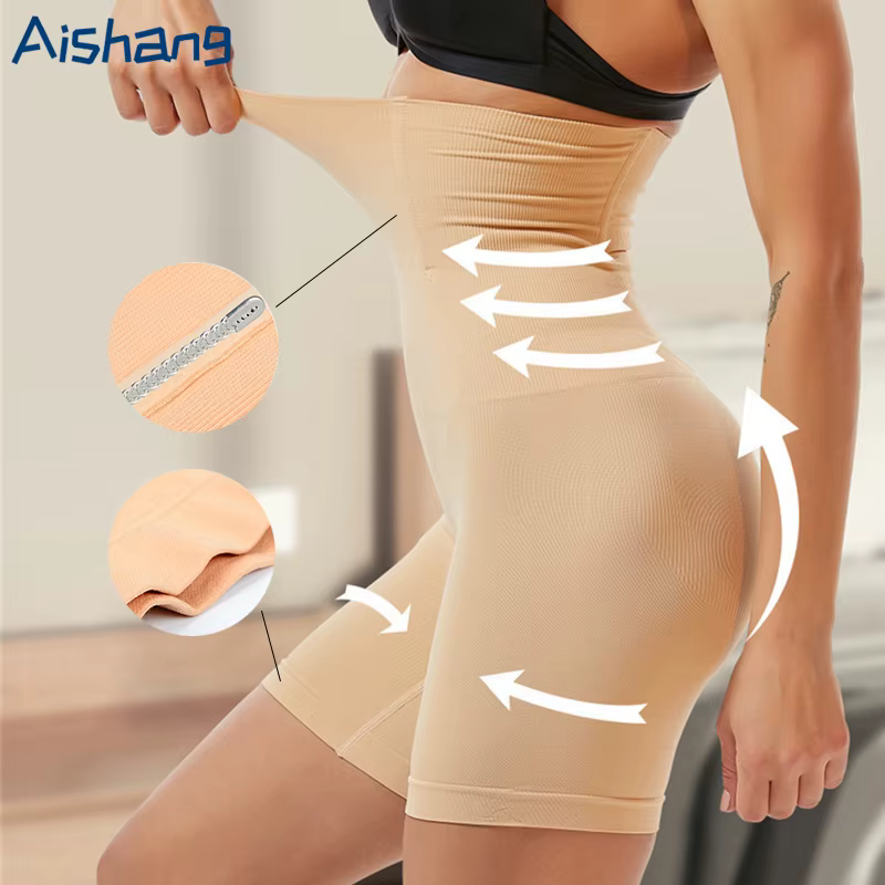 Shapewear pour femmes taille haute formateur culotte minceur gaine ventre contrôle hanche bout