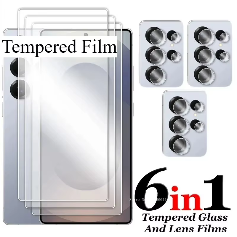 Verre HD Transparent à colle complète pour Samsung Galaxy S25 Ultra, protecteur d'écran pour Samsung S22 S23 S24 S25 Ultra 5G, verre trempé