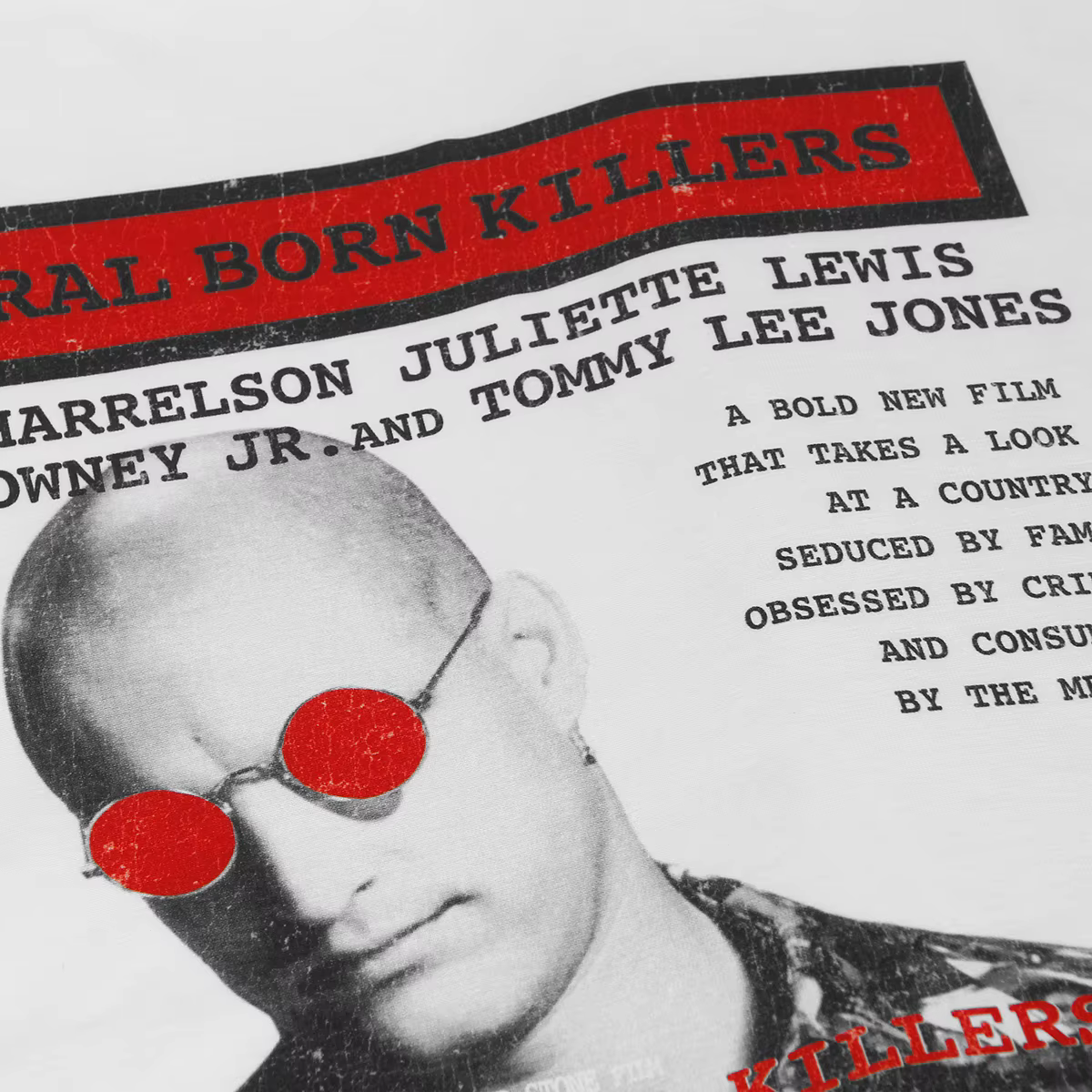 Natural Born Killers T-Shirt 90S affiche de film classique chauffeur de Taxi un horloge Orange blanc vêtements pour hommes chemise à manches courtes