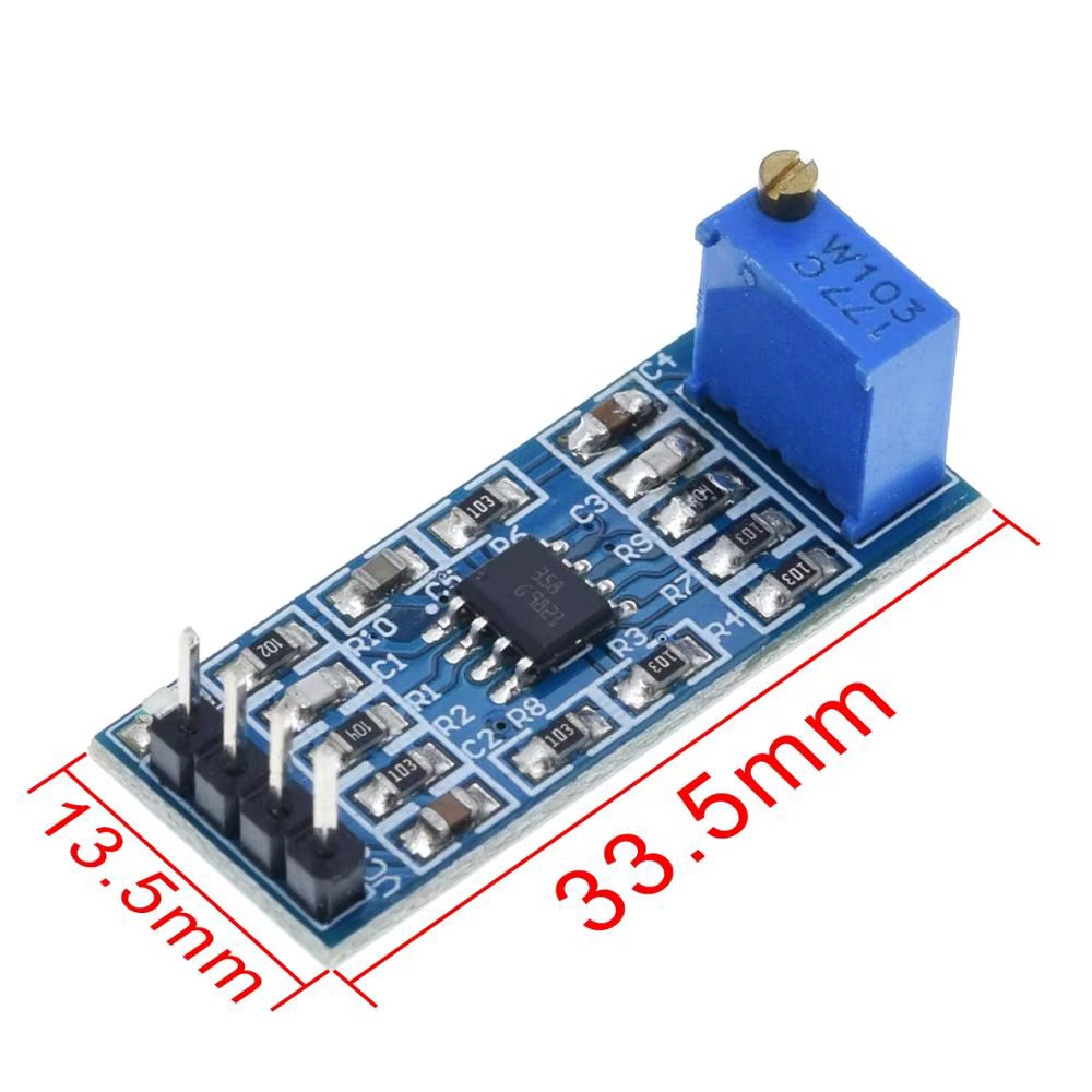 GREATZT 1/5 pièces LM358 100 fois Gain amplificateur de Signal amplificateur opérationnel Module 5 V-12 V offre spéciale