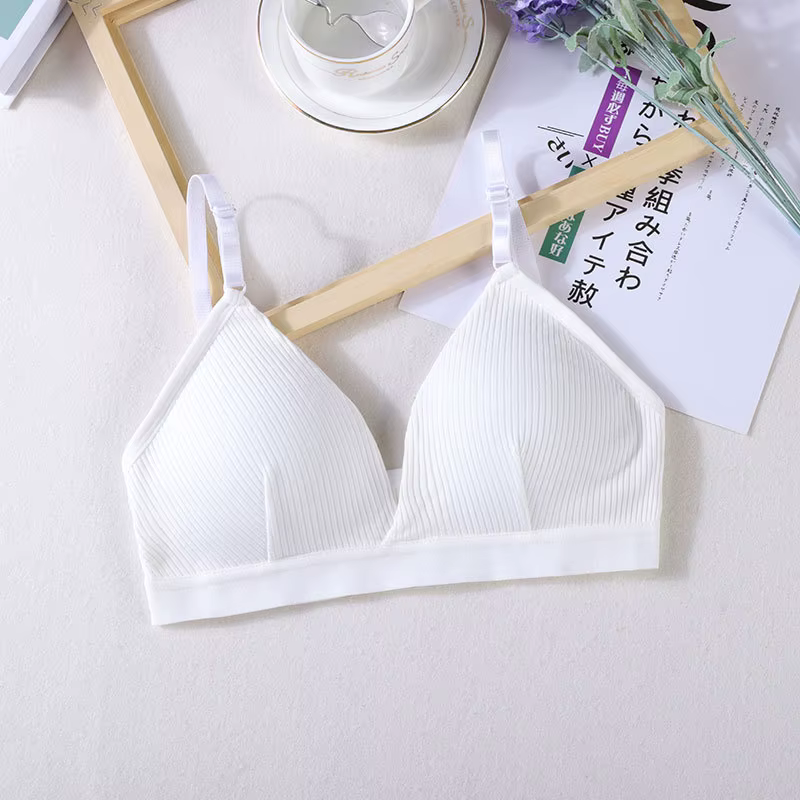 Soutien-gorge de sport en fibre élastique pour femme