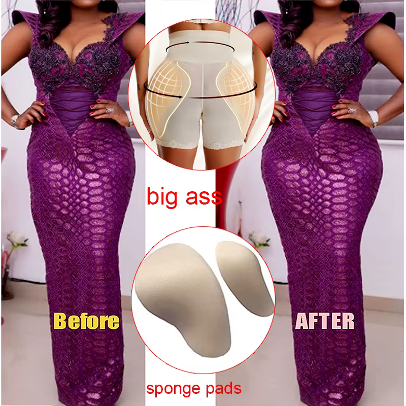 Gros cul éponge rembourré culotte Sexy bout