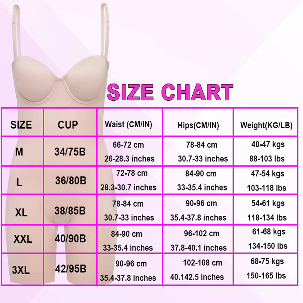 Body sculptant pour femme avec soutien-gorge intégré