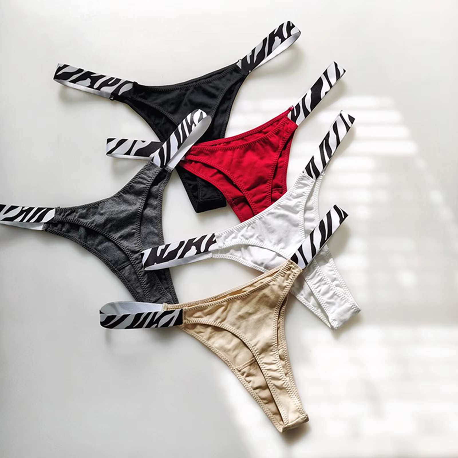 Femmes Sexy coton culotte brésilienne