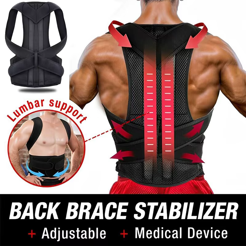 Attelle de posture pour le haut et le bas du dos pour hommes et femmes