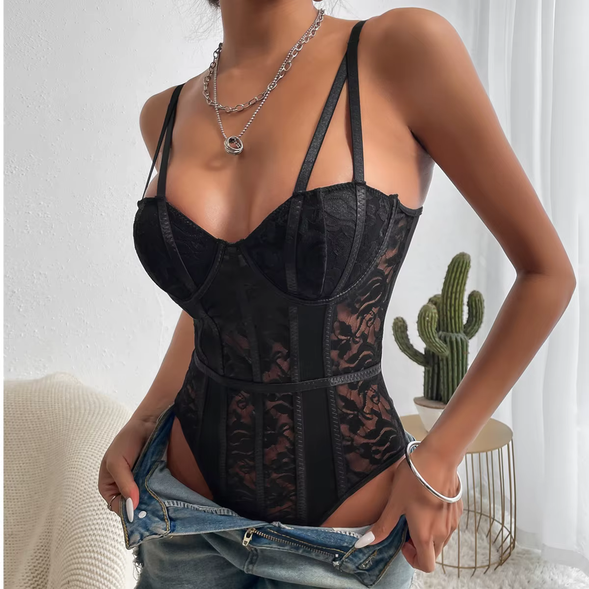 Body Sexy en dentelle pour femmes