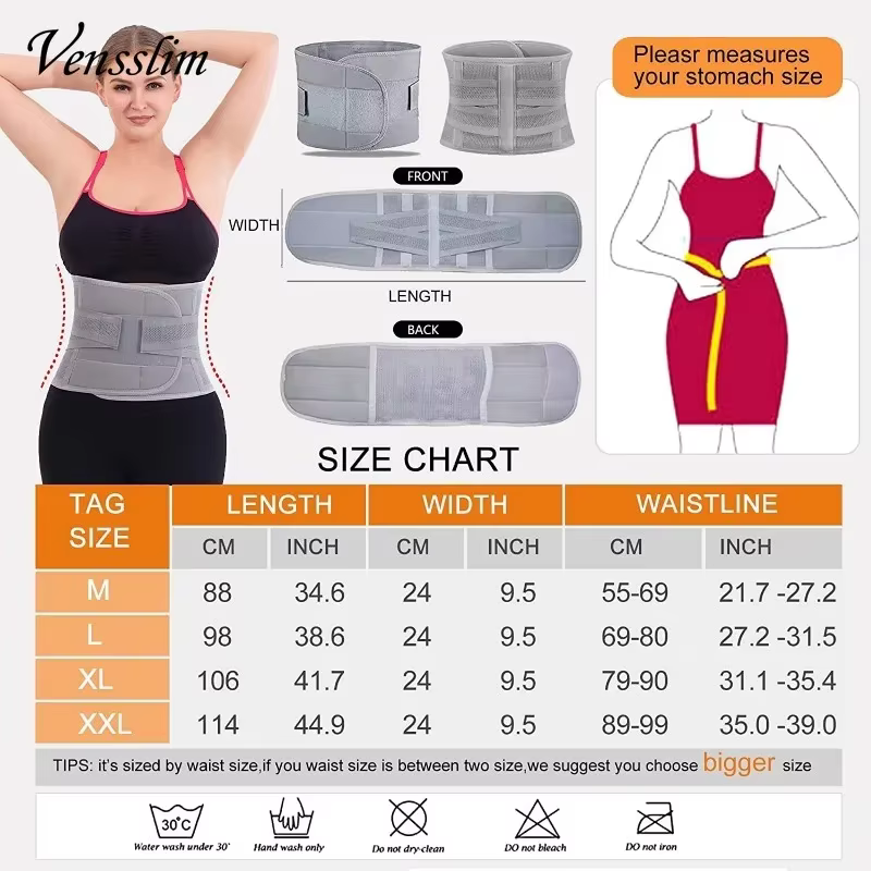 Vensslim ceinture dos soutien