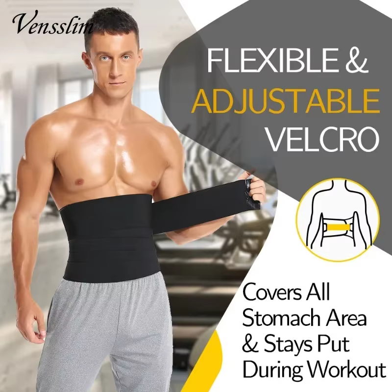 Vensslim hommes taille formateur Abdomen réducteur minceur ceinture corps Shaper Snatch Me Up pansement