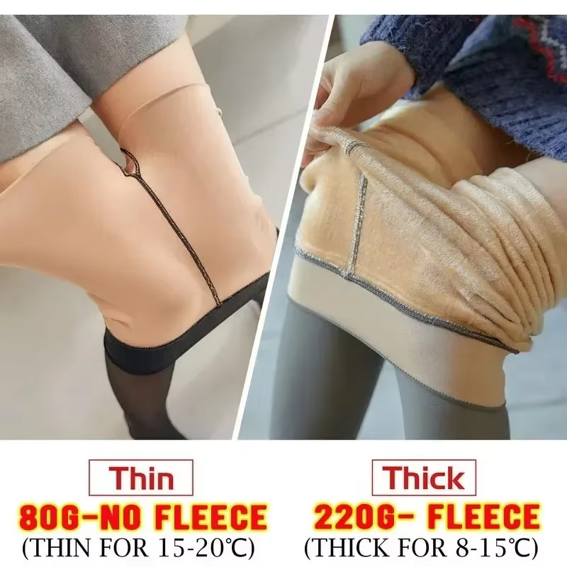 Collants polaires chauds et isolés pour femmes