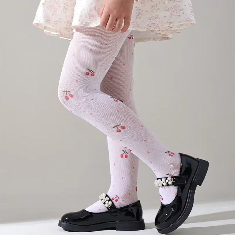 Collants à imprimé Harvey pour filles, bas fins et doux, leggings d'été en maille pour enfants de 2 à 12 ans