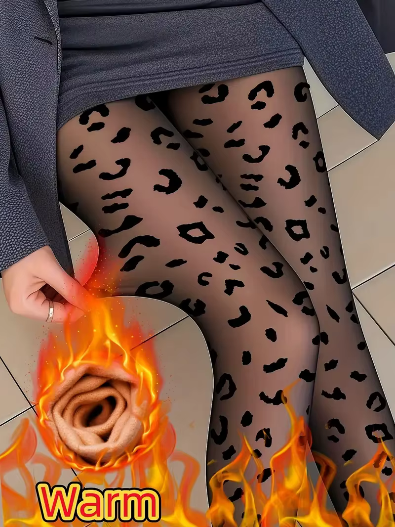 Collants en polaire pour femme
