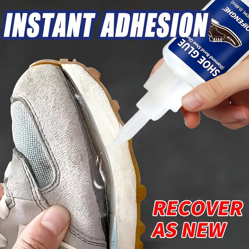Colle à chaussures Diamond Bond, adhésif puissant et flexible pour des réparations de chaussures durables, idéal pour le collage des semelles et les fixations décoratives de chaussures, Com