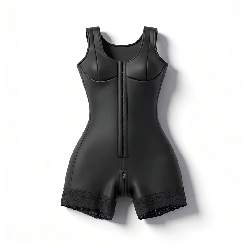 Body gainant amincissant pour femme à haute compression avec broches de maintien de la poitrine