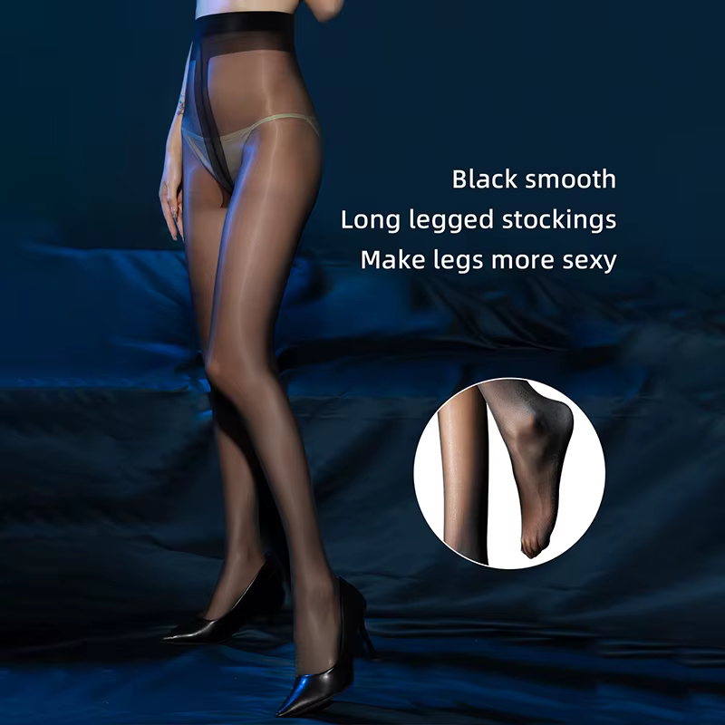 1 paire de collants en Nylon fin 15D pour femmes
