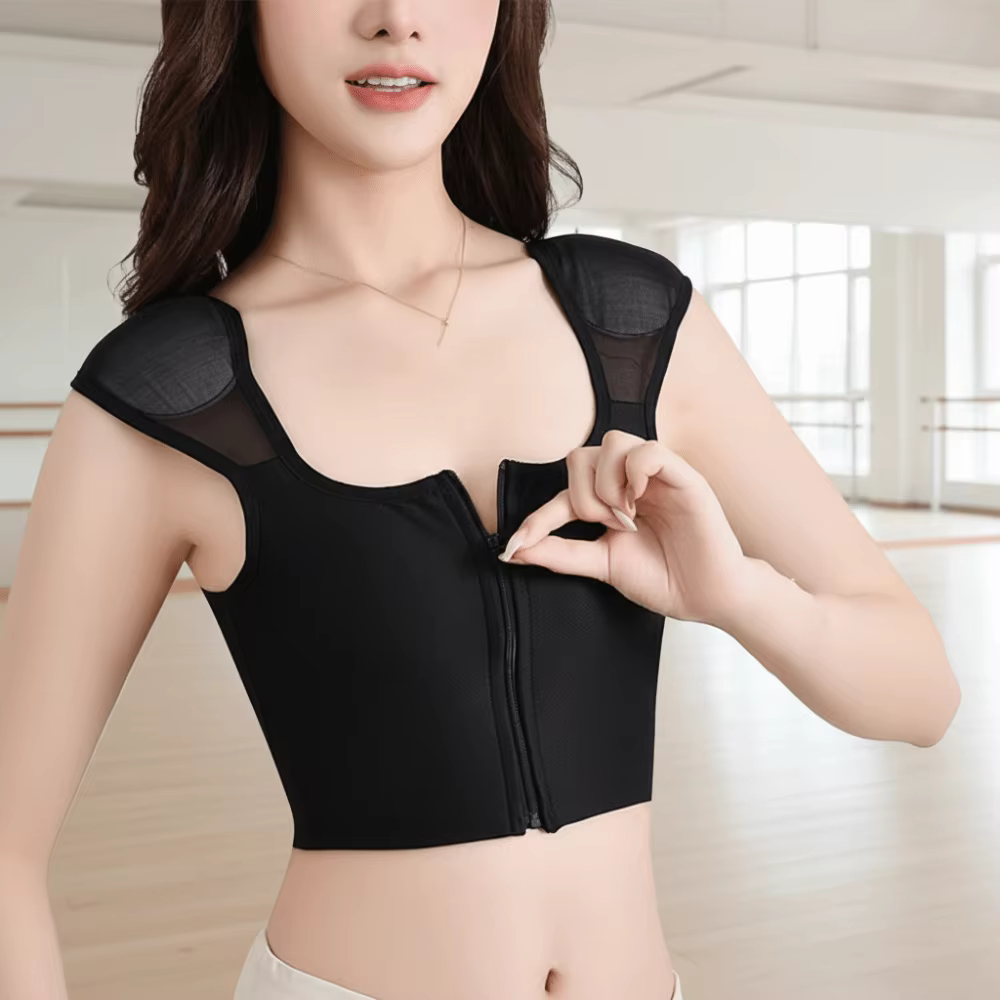 Bustier plat en maille pour poitrine