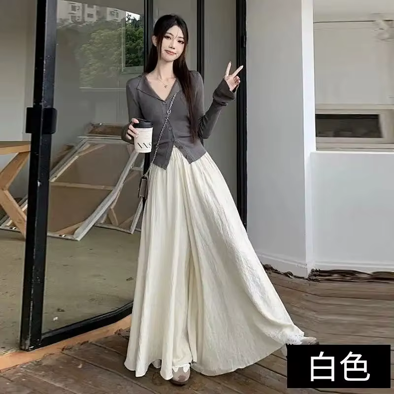 Culottes en soie glacée pour femme