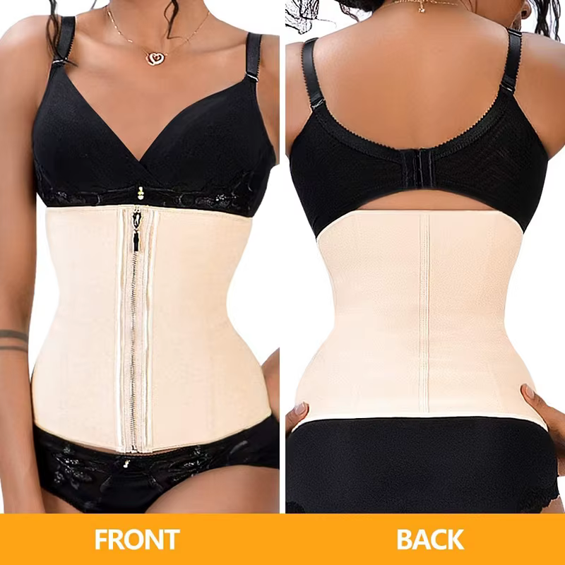 XXS Latex taille formateur Shapewear avec 25 os en acier Fajas colombien ceinture corps Shaper