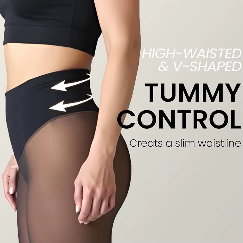Collants doublés en polaire à une couture