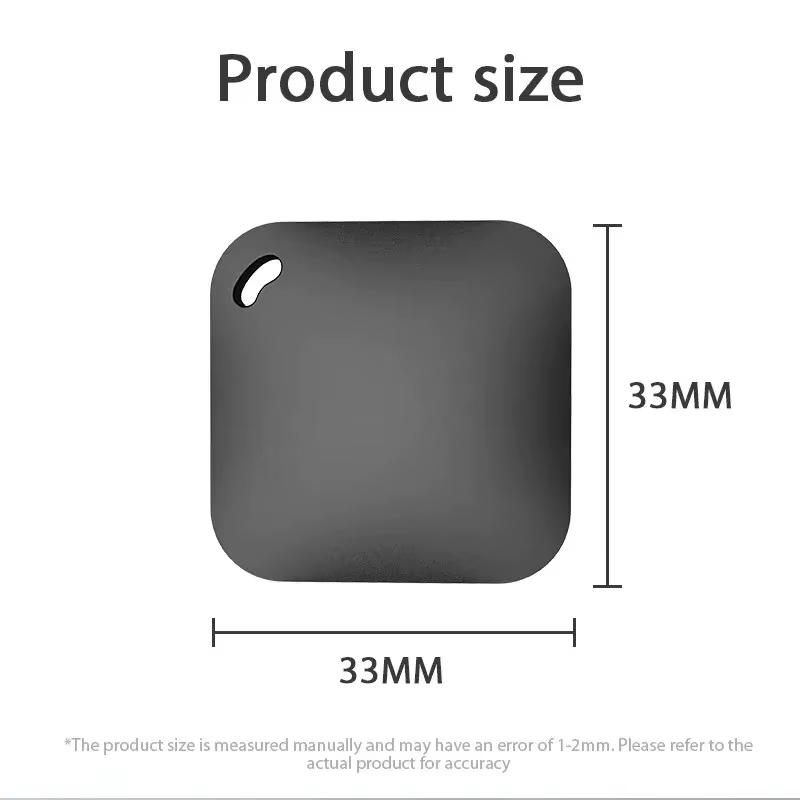 Nouveau traceur GPS Anti-perte, MINI localisateur carré noir pour utilisation antivol Mobile en conjonction avec système iOS, trouver mon application