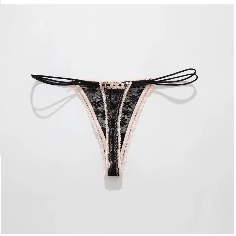 Culottes en dentelle à nœud sexy