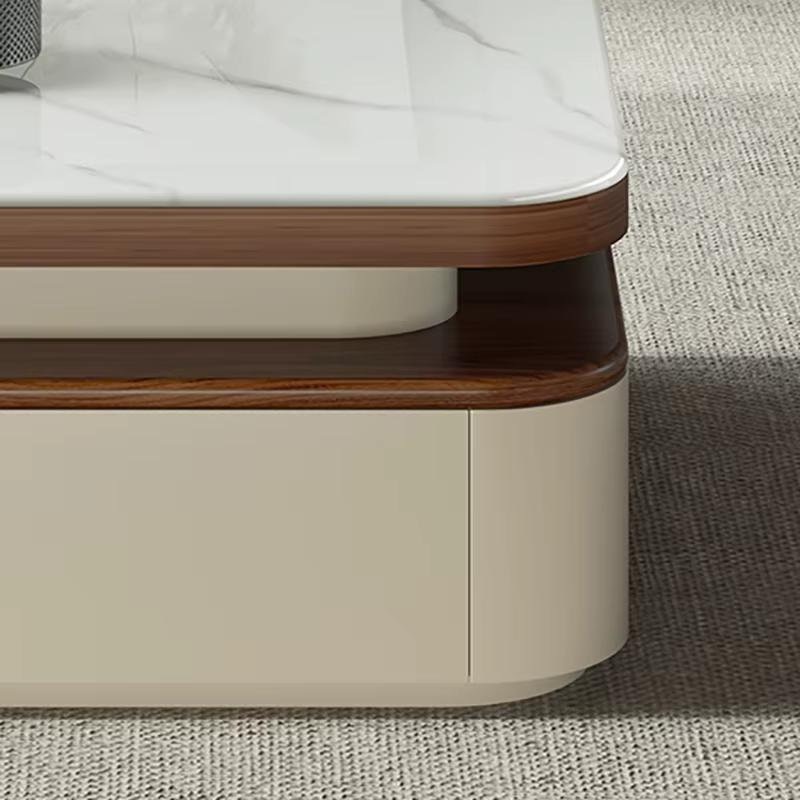 Table basse Design esthétique peu encombrante Tables basses De luxe minimalistes rangement moderne Mesa De Centro meubles De salon