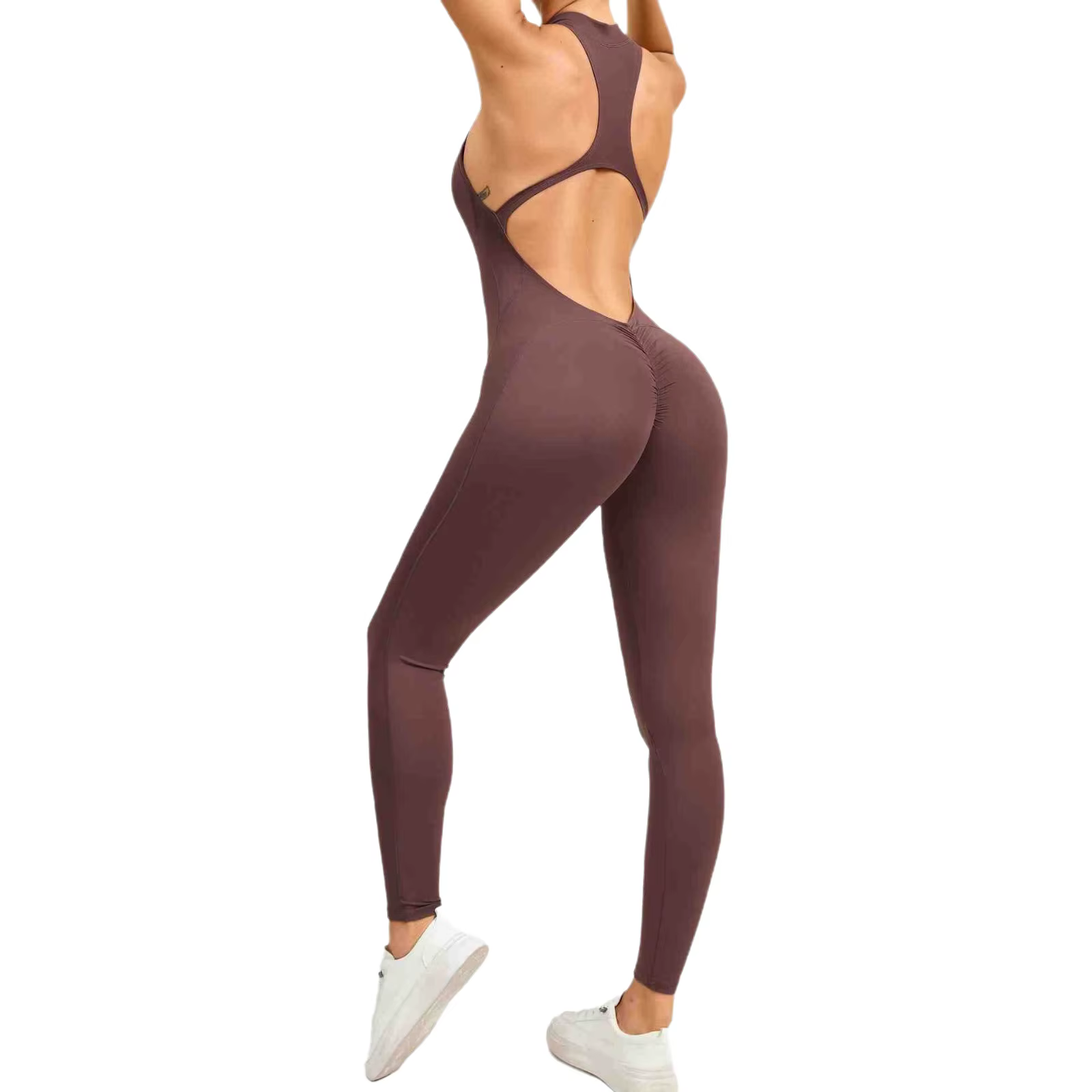 Combinaison de yoga grande taille sans couture